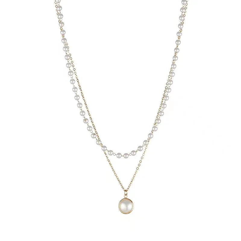 Colar Perolado Duplo Ibiza
