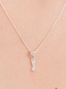 Colar Figa Cravejada com Zircônias