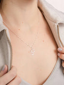 Colar de Prata 925 Menina Vazada